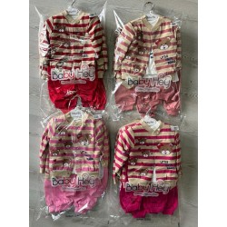 BABYHEY 107 ÇIZGILI ÜÇLÜ TAKIM