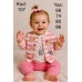 BABYHEY 107 ÇIZGILI ÜÇLÜ TAKIM