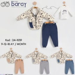 BARAY 1039 WELSOFT AYICIKLI ERKEK 3LÜ TAKIM