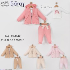 BARAY 1042 FIRFIR HIRKA 3LÜ KIZ TAKIM