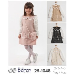 BARAY 1048 ÇANTALI ELBİSE 2-3-4-5 YAŞ BARAY 1048 ÇANTALI ELBİSE 2-3-4-5 YAŞ