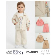 BARAY 1082 GABARDİN KIZ TAKIM 2-3-4-5 YAŞ