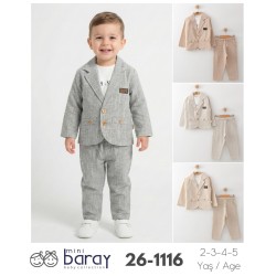 BARAY 1116 CEKET PANTOLON ERKEK TK 2-3-4-5 YAŞ BARAY 1116 CEKET PANTOLON ERKEK TK 2-3-4-5 YAŞ