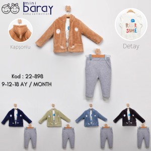 BARAY 898 GÖZLÜ WELSOFT MONT ERKEK 3LÜ TAKIM