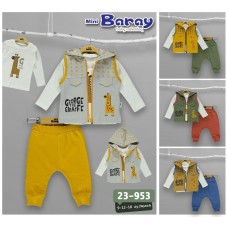 BARAY 953 GIRAFFE 3LÜ YELEK ERKEK TAKIM