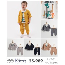 BARAY 989 MÜSLIN ÜÇLÜ ERKEK TK 9-12-18 AY BARAY 989 MÜSLIN ÜÇLÜ ERKEK TK 9-12-18 AY