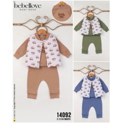 BEBELLOVE 14092 AYILI MIKRO YELEK 3LÜ TAKIM
