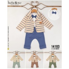 BEBELLOVE 14103 COOL BEAR HIRKA 3LÜ TAKIM 3-12 AY