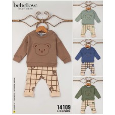 BEBELLOVE 14109 AYI NAKIŞ 2LI TAKIM
