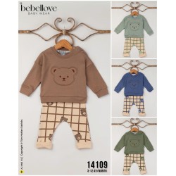 BEBELLOVE 14109 AYI NAKIŞ 2LI TAKIM
