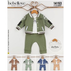 BEBELLOVE 14153 CALIFORNIA BASILI 3LÜ TAKIM