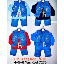 BEBISE 7075 KOT ÜÇLÜ TKM 1-2-3 YAŞ