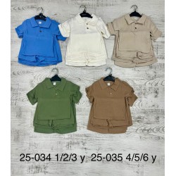 BEBOYS 25035 4-6 YAŞ MÜSLIN YAKALI 2LI TAKIM