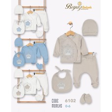 BEYAZ BEBEK 6102 TAÇLI SIMLI ERKEK ZIBIN