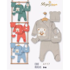 BEYAZ BEBEK 6117 WELSOFT AYI ERKEK ZIBIN