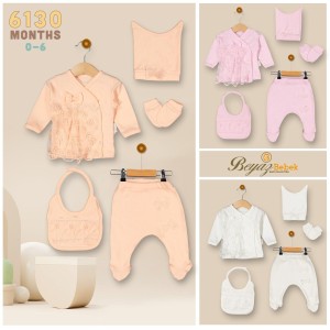 BEYAZ BEBEK 6130 DANTELLI KIZ ZIBIN