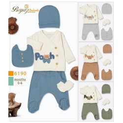 BEYAZ BEBEK 6190 POOH ERKEK ZIBIN