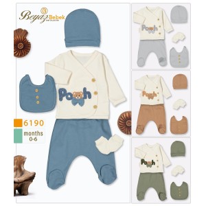 BEYAZ BEBEK 6190 POOH ERKEK ZIBIN