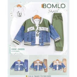 BOMLO 90009 STARBM SÜZİNELİ COLLEGE ERKEK 3LÜ TK 6-24 