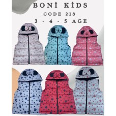 BONI KIDS 218 YELEK KAPŞONLU KIZ