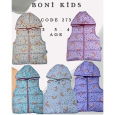 BONI KIDS 273 RAINBOW MFIBER  KIZ YELEK 2-4 YAŞ