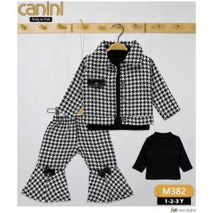 CANINI 382 KAZ AYAĞI PANTOLONLU ÜÇLÜ TKM 123 YAŞ