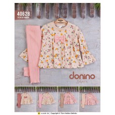 DONINO 40628 ÇIÇEKLI 2LI TAKIM 9-36 AY