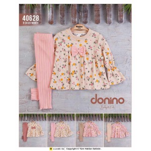 DONINO 40628 ÇIÇEKLI 2LI TAKIM 9-36 AY