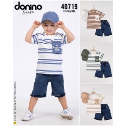 DONINO 40719 WEEKEND ŞAPKALI 3LÜ TAKIM 2-5 YAŞ