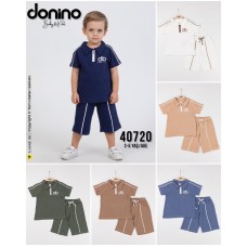 DONINO 40720 DB BASKILI TŞÖRT 2Lİ TAKIM 2-5 Y