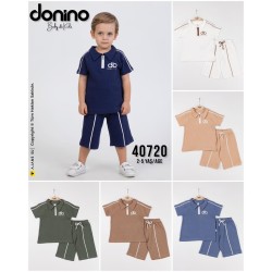 DONINO 40720 DB BASKILI TŞÖRT 2Lİ TAKIM 2-5 Y
