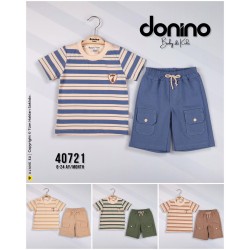 DONINO 40721 ARMA BASKI TIŞÖRT 2LI TAKIM 6-24 AY