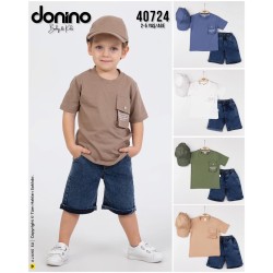DONINO 40724 NO MATTER ŞAPKALI 3LÜ TAKIM 2-5 YAŞ
