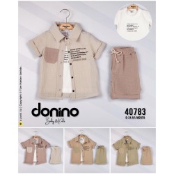 DONINO 40783 CEPLI MÜSLIN GÖMLEK 3LÜ TAKIM

