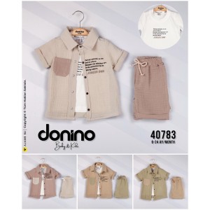 DONINO 40783 CEPLI MÜSLIN GÖMLEK 3LÜ TAKIM

