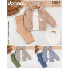 DONINO 40808 DAD SÜZENE HIRKA ERKEK 3LÜ TAKIM
