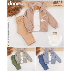 DONINO 40808 DAD SÜZENE HIRKA ERKEK 3LÜ TAKIM