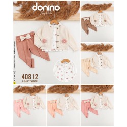 DONINO 40812 MOBIL ÇIÇEK HIRKA 3LÜ KIZ TAKIM