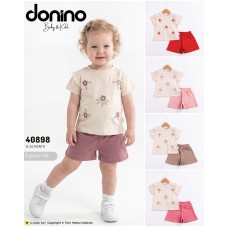 DONINO 40898 BEŞ ÇIÇEK 2LI KIZ TAKIM YAZ