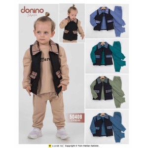 DONINO 50408 MIKRO YELEK ERKEK 3LÜ TAKIM 