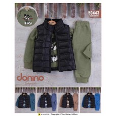 DONINO 50443 KAPITONE ŞIŞME YELEK ERKEK 3LÜ TKM
