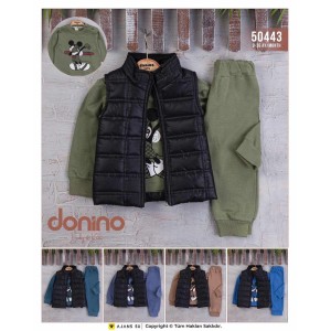 DONINO 50443 KAPITONE ŞIŞME YELEK ERKEK 3LÜ TKM