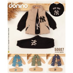 DONINO 50607 NY SÜZİNELİ MİCRO YELEK 3LÜ TAKIM 6-24 AYL