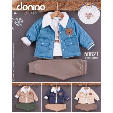 DONINO 50621 D-BOY AYI SUZİNELİ MONT 3LÜ TAKIM ERKEK