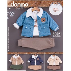 DONINO 50621 D-BOY AYI SUZİNELİ MONT 3LÜ TAKIM ERKEK