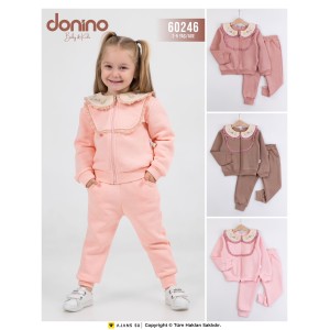 DONINO 60246 ÇIÇEK NAKIŞ DANTELLI  3IP ŞRD KIZ