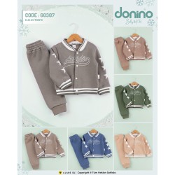DONINO 60307 ATHLETİC BASKILI COLLEGE 3İP ŞARDONLU 2LI TAKIM