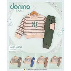 DONINO 60342 DNN BASKILI 3İP ŞARDONLU 2Lİ TAKIM ERKEK