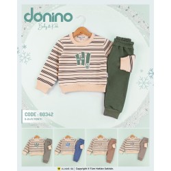 DONINO 60342 DNN BASKILI 3İP ŞARDONLU 2Lİ TAKIM ERKEK