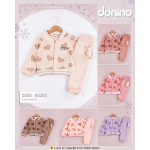 DONINO 60382 SPARKLE KALP BASKILI COLLEGE 3İP ŞARDONLU 2LI TAKIM